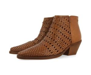 GIOSEPPO Bottines Cowboy Tressé Talon Cuir Livonia, Cuir, 38 EU