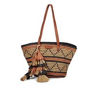 GIOSEPPO Cabas en raphia multicolore pour femme bazien