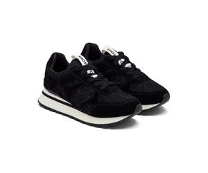 GIOSEPPO Chaussures compensées en Cuir et Dentelle Beetown, Noir, 37 EU