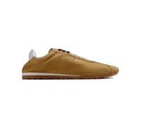 GIOSEPPO Chaussures en Cuir croûte de Couleur Moutarde avec Contraste de Couleurs. Semelle intérieure rembourrée et Respirante. Semelle Souple en Caoutchouc TPR. Talon de 1,8 cm. Comprend 2 Lacets