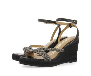 GIOSEPPO Espadrilles Menfi pour femme, Noir, 41 EU