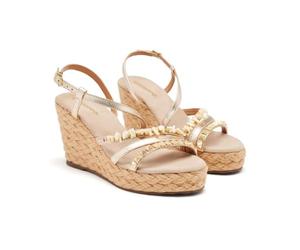 GIOSEPPO Femme 75363 Sandale cale, Platine, 41 EU