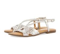 GIOSEPPO Femme Aidone Sandale Plate, Argent métallique, 37 EU