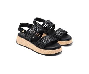 GIOSEPPO Femme Cloverland Sandale cale, Noir, 38 EU