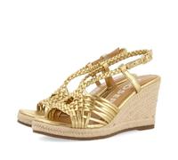 GIOSEPPO Femme Glide Sandale Cage Espadrille, Doré foncé, 40 EU