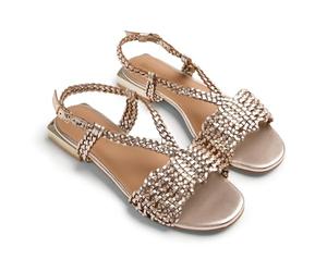 GIOSEPPO Femme Kitunda Sangle en T, Platine, 36 EU