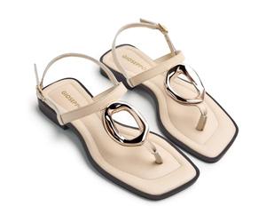 GIOSEPPO Femme Matuu Sangle en T, Blanc Ivoire, 38 EU