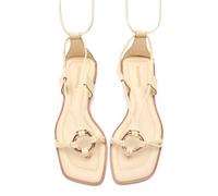 GIOSEPPO Femme Sprague Sandale Plate, Blanc Ivoire, 37 EU