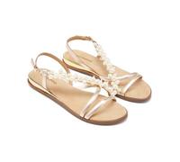 GIOSEPPO Femme Templeton Sandale Plate, Platine, 40 EU