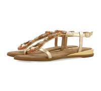 GIOSEPPO Femme Tilton Sandale Plate, Platine, 39 EU