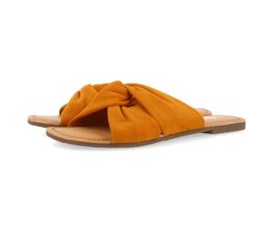 GIOSEPPO Femme Tirez Sandale Plate, Orange, 41 EU