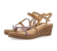 GIOSEPPO Femme Tresco Sandale Cage Espadrille, Taupe, 35 EU