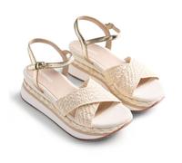 GIOSEPPO Femme Trevelin Sangle en T, Blanc Ivoire, 39 EU