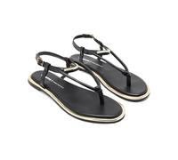 GIOSEPPO Femme Upton Sandale Plate, Noir, 39 EU