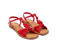 GIOSEPPO Femme Walden Sandale Plate, Rouge, 39 EU