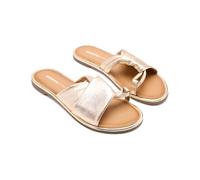 GIOSEPPO Femme Whately Sandale Plate, Platine, 40 EU