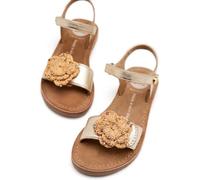 GIOSEPPO Garçon Fille Buchanan Sandale Plate, Platine, 32 EU