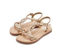 GIOSEPPO Garçon Fille Martell Sandale Plate, Platine, 32 EU