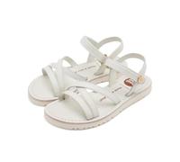 GIOSEPPO Garçon Fille Tolland Sandale Plate, Blanc, 28 EU