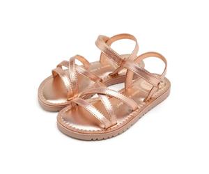 GIOSEPPO Garçon Fille Tolland Sandale Plate, Doré Rose, 30 EU