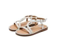 GIOSEPPO Garçon Fille Viroqua Sandale Plate, Blanc, 31 EU