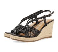 GIOSEPPO Glide, Sandales compensées Espadrilles Femme, Noir, 41 EU, Noir, 41 EU