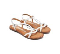 GIOSEPPO Lamim Sandales blanches à lanières fines pour femme, blanc, 38 EU