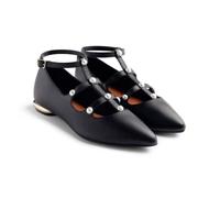 GIOSEPPO Motley Mary Jane Chaussures plates pour femme Noir Pointure 36, Noir, 36 EU