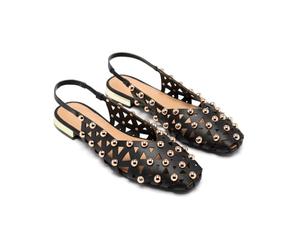 GIOSEPPO Mules À Clous Cuir Calamus