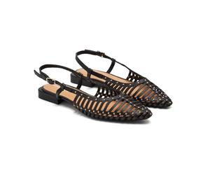 GIOSEPPO Mules à lanières en Cuir Jericho, Noir, 40 EU