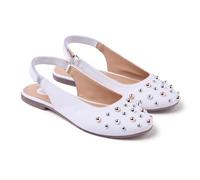 GIOSEPPO NAMANYE, Chaussures Plates Mary Jane, Blanc, 32 EU