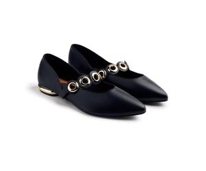 GIOSEPPO Nimrod Mary Jane Chaussures Plates pour Femme Noir Pointure 39, Noir, 39 EU