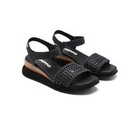 GIOSEPPO OjIBWA Sandales de sport tressées compensées, Noir, 40 EU