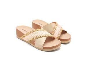 GIOSEPPO OMA Tongs pour femme, or rose, 38 EU, Doré rose, 38 EU