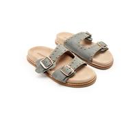GIOSEPPO Femme Stella Sandale Plate, Gris, 41 EU