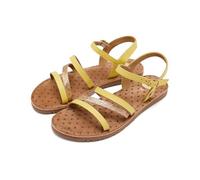 GIOSEPPO Sandales à lanières en cuir Vershire, citronier, 39 EU