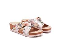 GIOSEPPO Sandales compensées à fleurs Uxbridge, rose, 41 EU