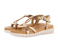 GIOSEPPO Sandales en cuir couleur or pour fille tocumen, or, 27 EU