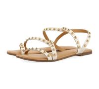 GIOSEPPO Sandales en cuir Tachas Needa, blanc, 41 EU