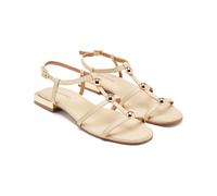 GIOSEPPO Sandales en cuir Tachas Stannett, blanc ivoire, 37 EU