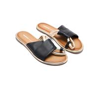GIOSEPPO Femme Whately Sandale Plate, Noir, 40 EU