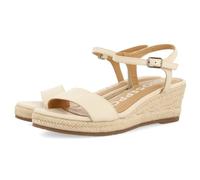 GIOSEPPO Sandales espadrilles compensées Yalaha pour femme, blanc ivoire, 40.5 EU