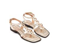 GIOSEPPO Sandales grises en cuir ondulé Epping, Platine, 41 EU
