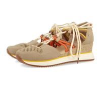 Gioseppo Sandales espadrilles Iona beige à lacets talon compensé 6 cm Femme EU 40