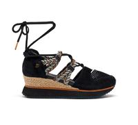 Gioseppo Footwear Sneakers ouvertes type espadrille Iona noir à talon compensé pour femme