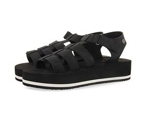 GIOSEPPO Sandales noires de type crabe avec plancher d'eva pour femme Ruch, Noir, 38 EU