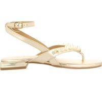 GIOSEPPO Sandales plates pour femme Platine Pointure 36, Platine, 36 EU