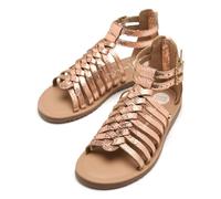 GIOSEPPO Sandales romaines en cuir Onalaska, Doré rose, 34 EU