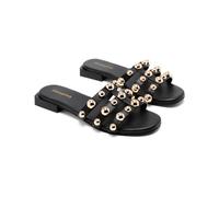 GIOSEPPO Sandales Tachas Cuir DEKORRA, Noir, 41 EU
