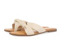 GIOSEPPO Sandales type raquette de couleur noire pour femme, blanc ivoire, 37 EU